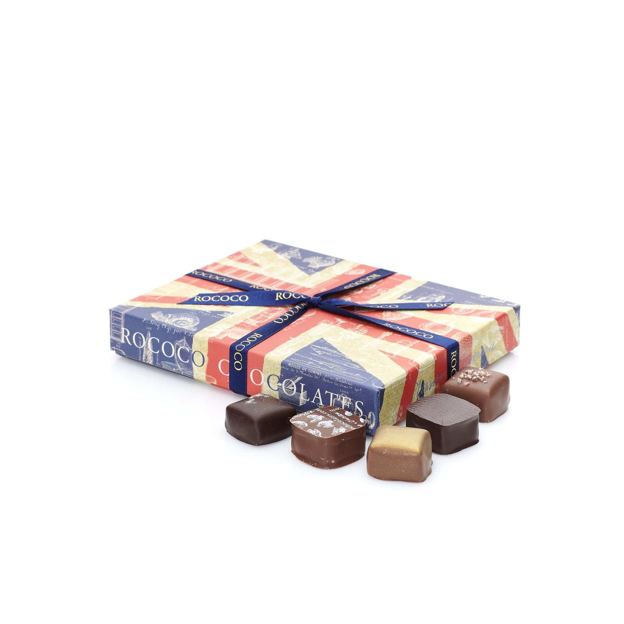 Rococo Chocolates Union Jack Chocolate and Truffle Collection Large