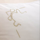 Historic Royal Palaces - Bow Double Duvet Cover Set In White