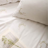 Historic Royal Palaces - Bow King Size Duvet Cover Set In White