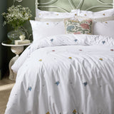 Historic Royal Palaces - Embroidery Single Duvet Set In White