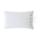 Historic Royal Palaces - Victoria Sprigs Embroidery Double Duvet Set In White