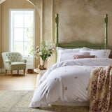Historic Royal Palaces - Victoria Sprigs Embroidery S-King Duvet Set In White