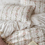 Historic Royal Palaces - Waistcoat Stripe Single Duvet Set In Pink
