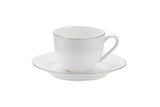 Royal Worcester Serendipity Platinum Teacup And Saucer