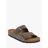 Birkenstock Arizona Suede Sandals In Concrete Grey