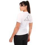 Adidas Women's Run Icons Running T-Shirt In White