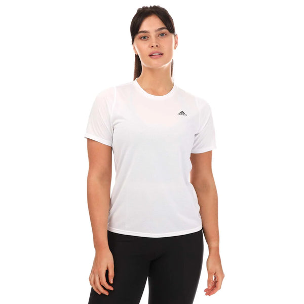 Adidas Women's Run Icons Running T-Shirt In White