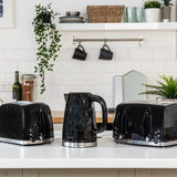 Russel Hobbs Honeycomb Kettle In Black