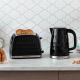 Russel Hobbs Honeycomb Kettle In Black