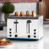 Russell Hobbs Buckingham 4 Slice Toaster In Stainless Steel