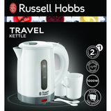 Russell Hobbs Compact Travel Kettle Set In White