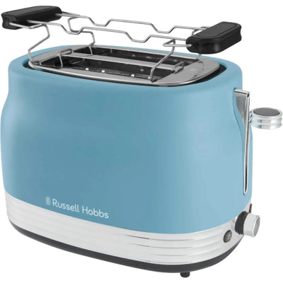 Russell Hobbs Hanley 2 Slice Toaster In Retro Blue