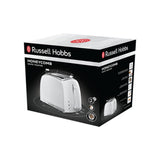 Russell Hobbs Honeycomb 2 Slice Toaster In White