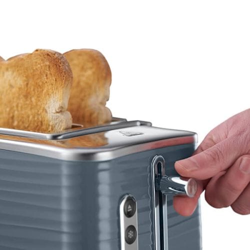 Russell Hobbs Inspire Grey 2 slice toaster 24373