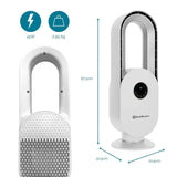 Rediffusion Bladeless Cooling Fan in White