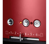Russell Hobbs Retro Red 4SL 21690 4-Slice Toaster - Red