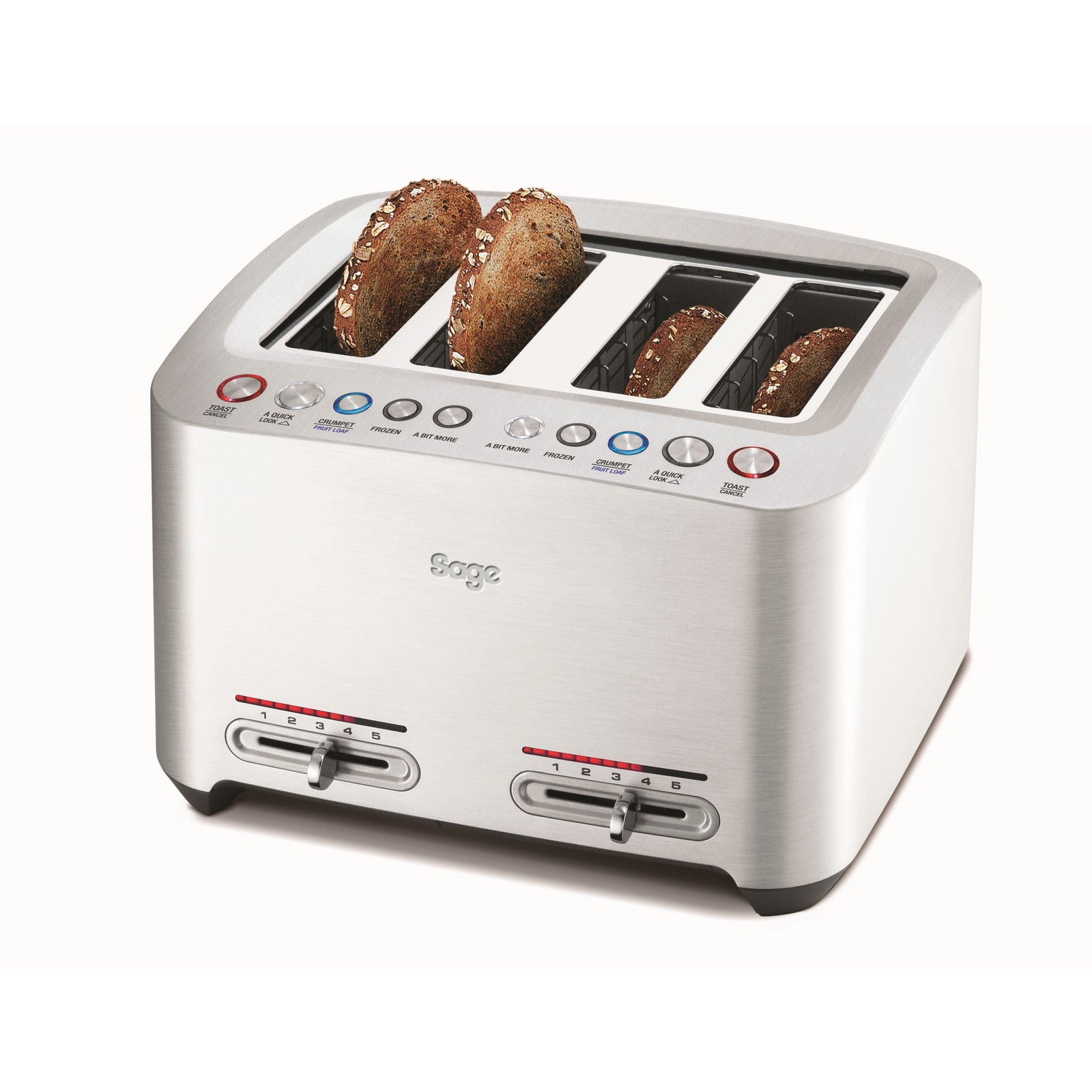 Sage The Smart Toast 4-Slice Toaster Brushed Stainless Steel