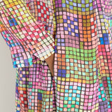 Sahara Coloured Glass Tiles Shirt Dress in Multi
