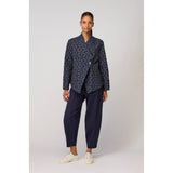Sahara Diamond Floral Indigo Jacket in Indigo