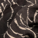 Sahara Etched Wave Zip Boxy Jacket Black