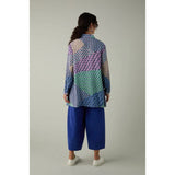 Sahara Geo Patchwork Print Shirt