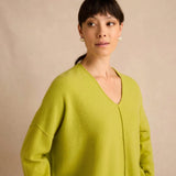 Sahara Kiwi Merino Wool V Neck Jumper