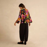 Sahara Pixelated Floral Relaxed Top
