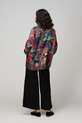 Sahara Sahara Winter Patchwork Silk Shirt