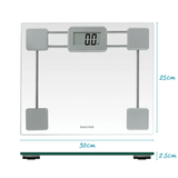 SALTER Compact Glass Electronic Bathroom Scales