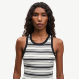 Samsøe Samsøe Alexo Tank In Egret Stripe