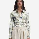 Samsøe Samsøe Ivana V-Neck Blouse Camo