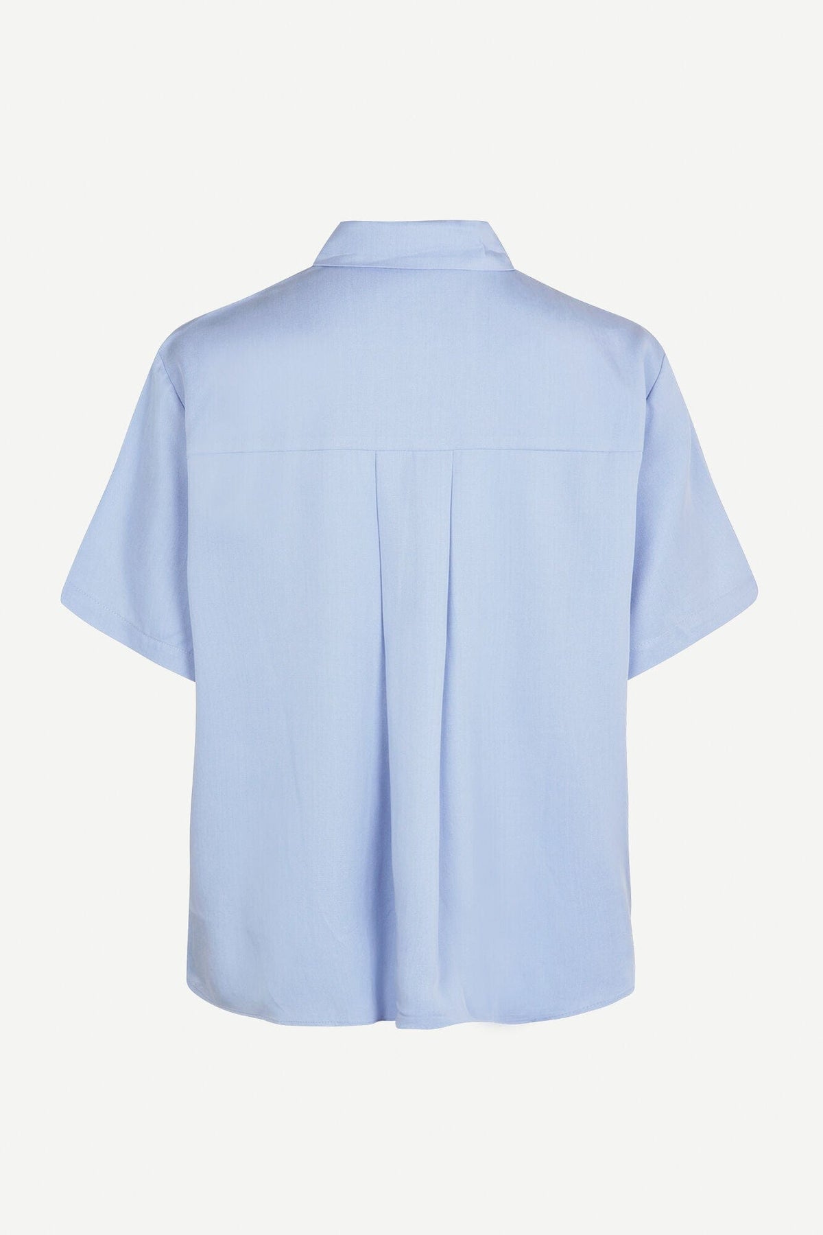 Samsøe Samsøe Mina ss shirt 14028 in Blue Heron