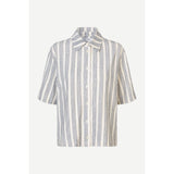 Samsøe Samsøe Sakaja SS Shirt In Jasper Stripe