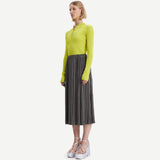 Samsøe Samsøe Uma Midi Skirt Dark Brindle
