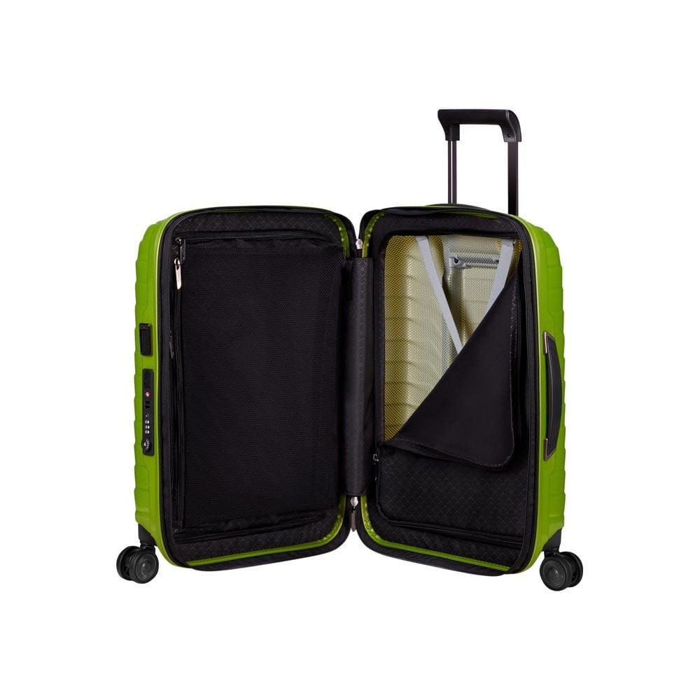Samsonite Proxis Spinner expandable (4 wheels) 55cm in Lime