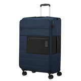 Samsonite Vaycay 77cm 4-Wheel Large Expandable Suitcase in Navy Blue