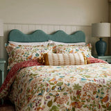 Sanderson Birds & Berries Bedding In Rowan Berry - Double Duvet Set