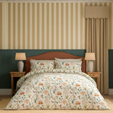 Sanderson 'Clementine' Cotton S King Duvet Cover Set In Beige