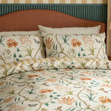 Sanderson 'Clementine' Cotton Single Duvet Cover Set In Beige