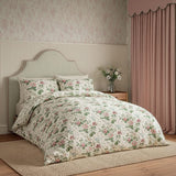 Sanderson 'Elouise' Cotton Double Duvet Cover Set In Rose