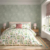 Sanderson Options Paradesia Double Size Duvet Cover Set In Pink