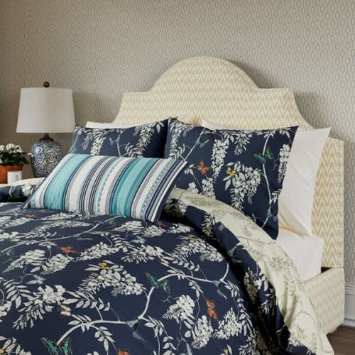 Sanderson Options Wisteria & Butterfly Duvet Cover Set King Size Midni