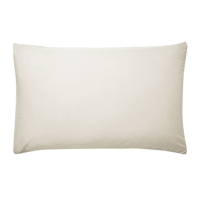 Sanderson Plain Dye Pair Of Housewife Pillowcases Ivory