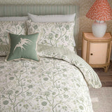 Sanderson Solaine Duvet Cover Set in Green - King