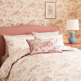 Sanderson Options Aesops Fables Duvet Cover Set Super King Size French Rose