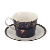 Sara Miller Teacup And Saucer Navy