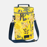 Sara Miller Botanic Blooms Bottle Cooler In Yellow