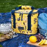 Sara Miller Botanic Blooms Personal Cool Bag In Yellow
