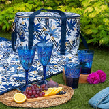 Sara Miller by Navigate Set of 4 Decorated Wine Glasses