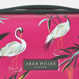 Sara Miller Cabin Case Pink Heron 4 Wheels